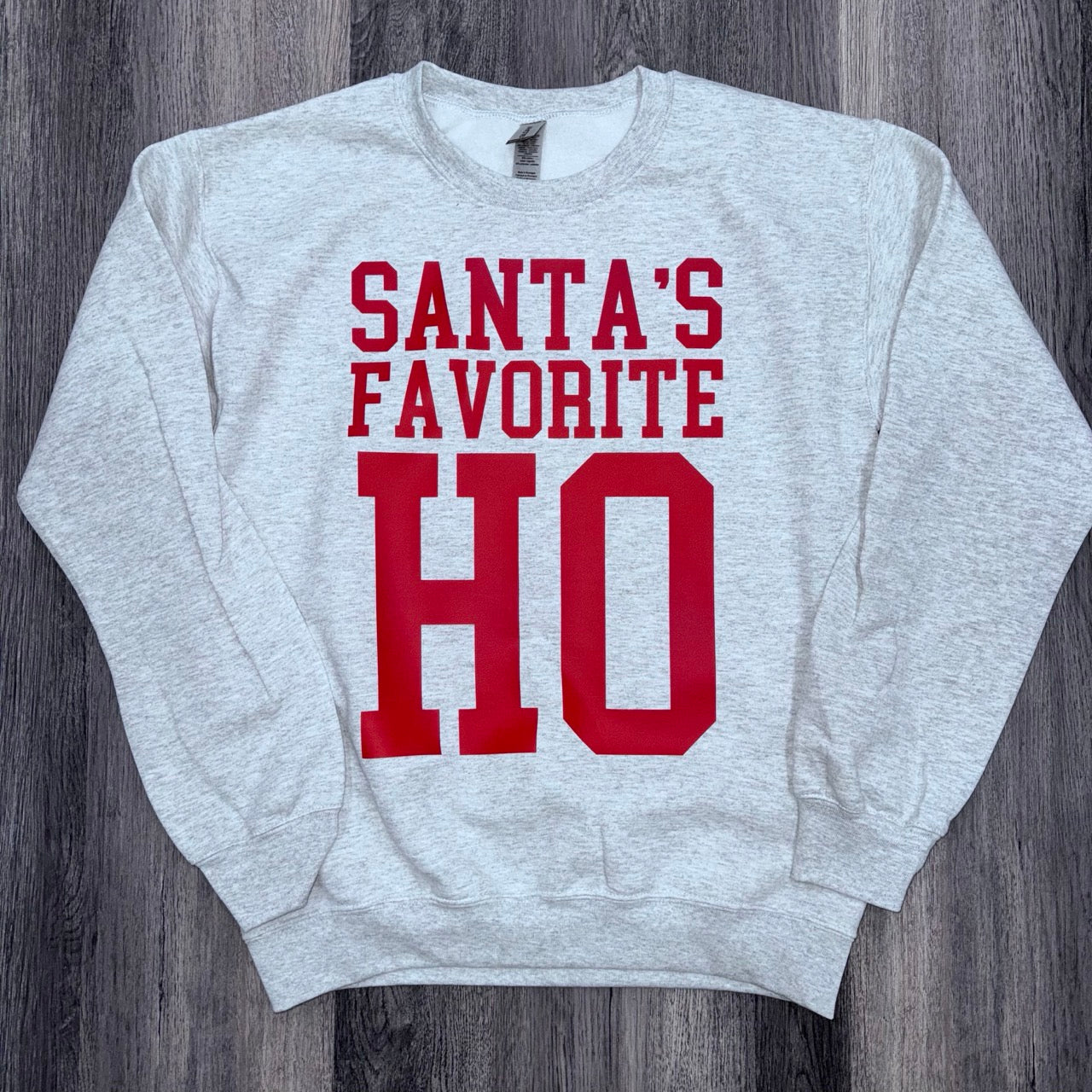 Santa's Favorite HO Crewneck Sweatshirt
