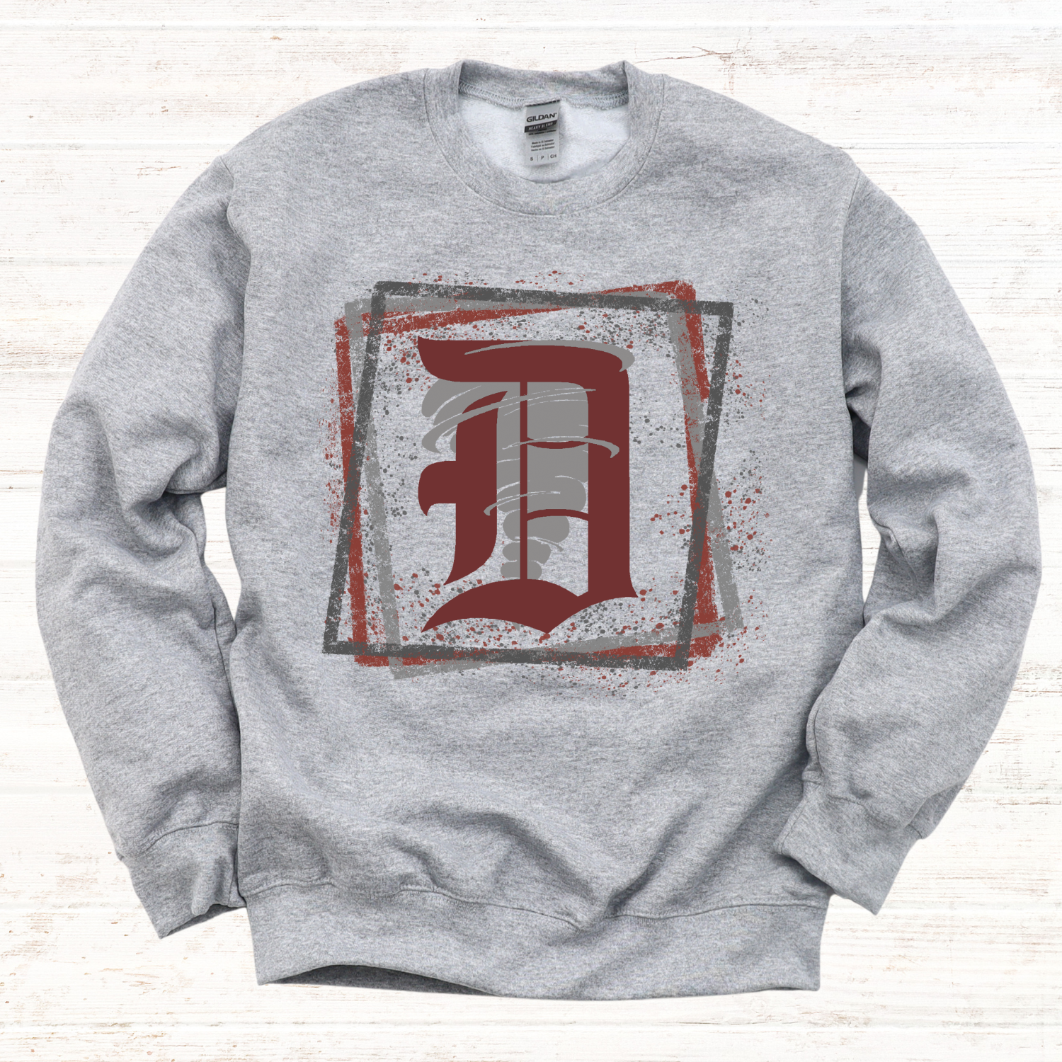 VINTAGE Detroit Tigers Lace up Sweatshirt/crewneck/pullover 