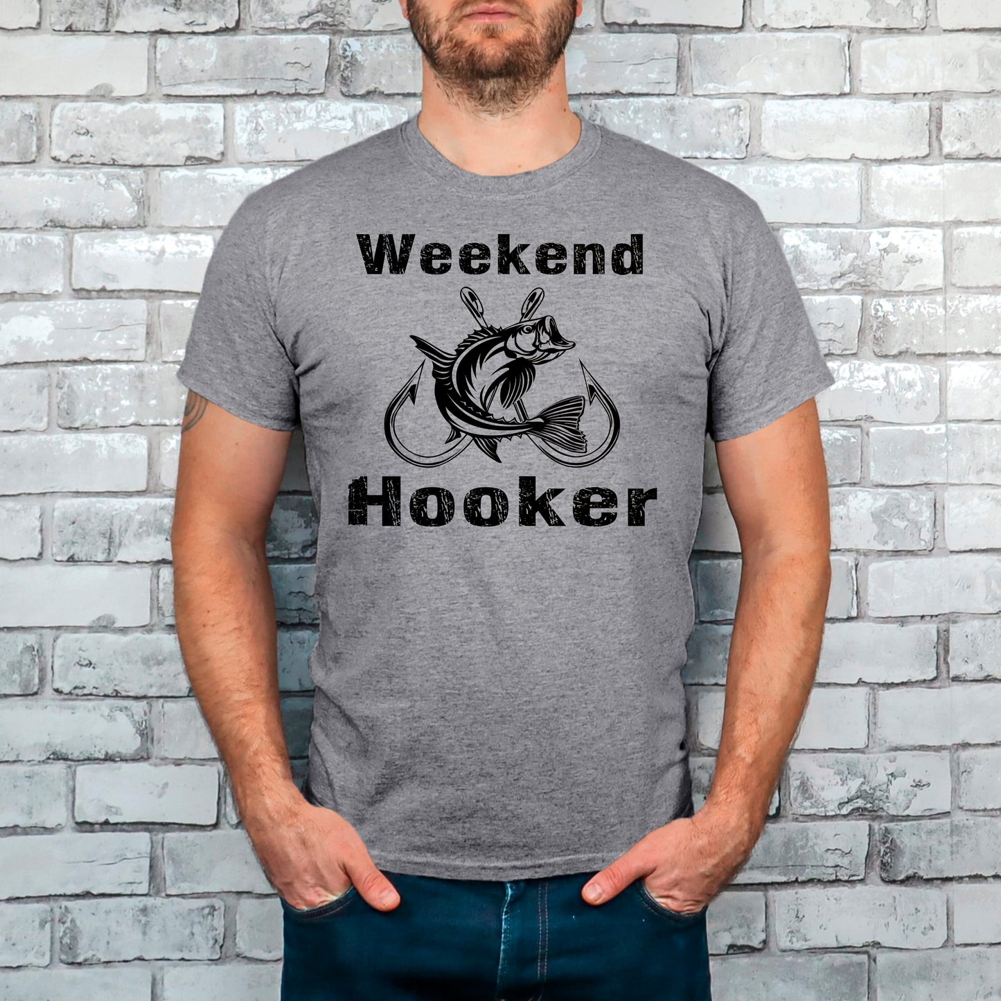 Weekend Hooker Fishing T-Shirt