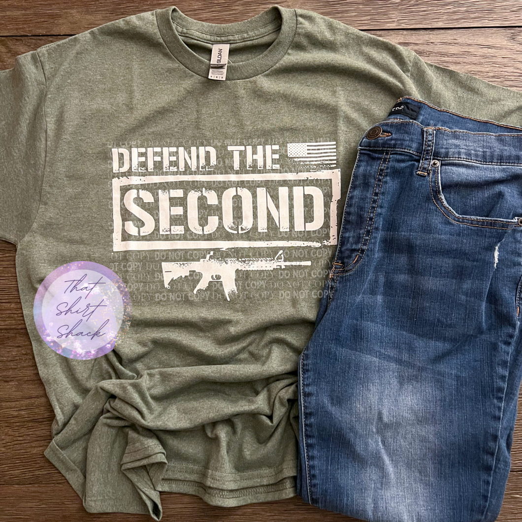 Defend The Second | 2nd Amendment Mens T-Shirt